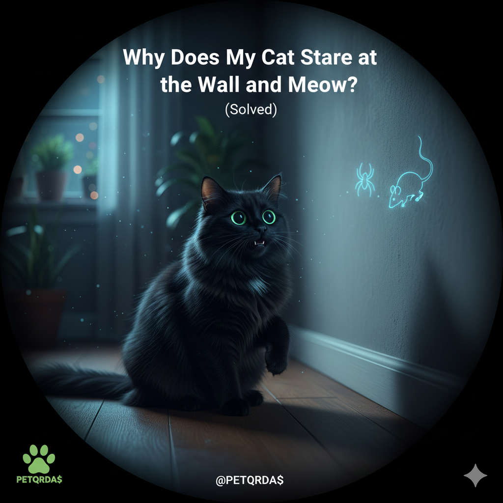 Why Does My Cat Stare at the Wall and Meow? 5 Real Reasons