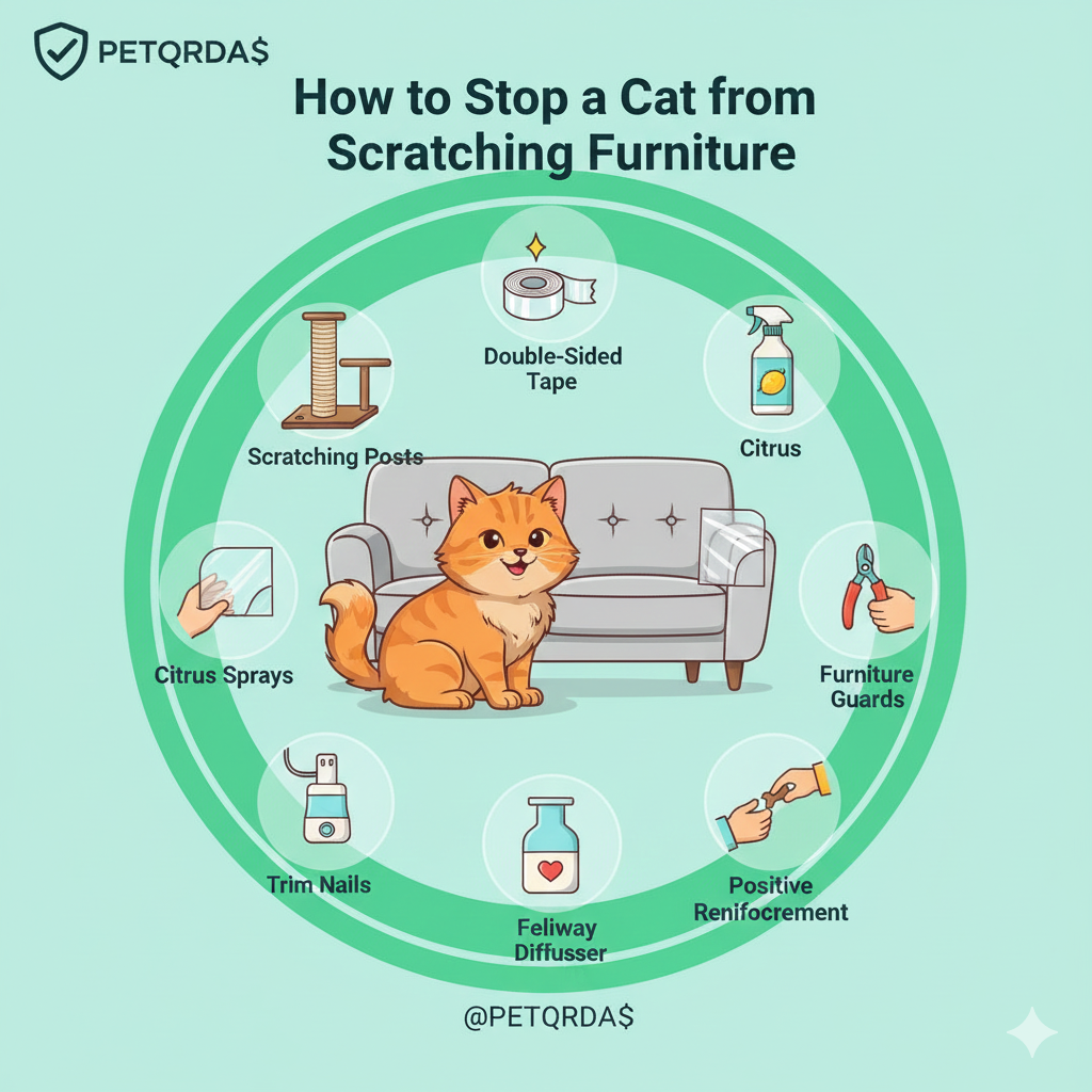 How to Stop a Cat from Scratching Furniture: 7 Proven Methods