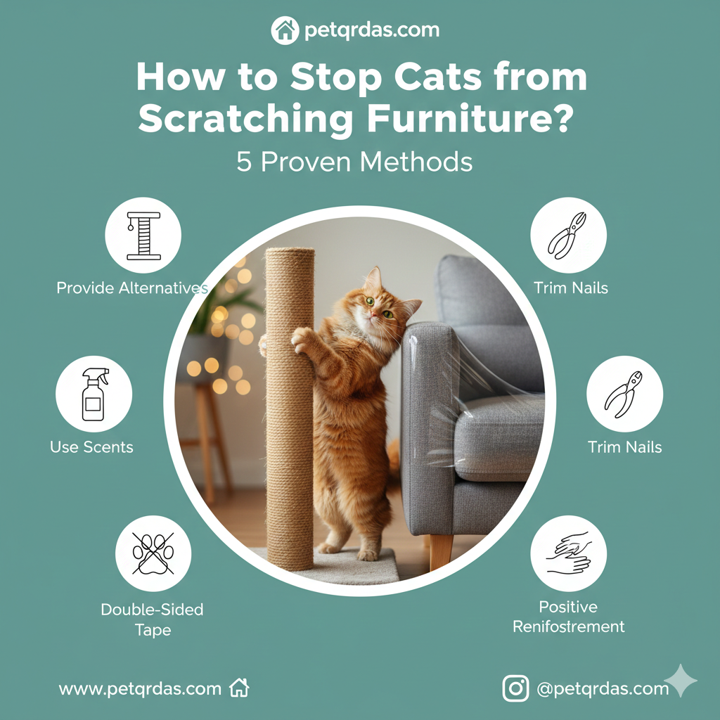 How to Stop Cats from Scratching Furniture: 5 Proven Methods