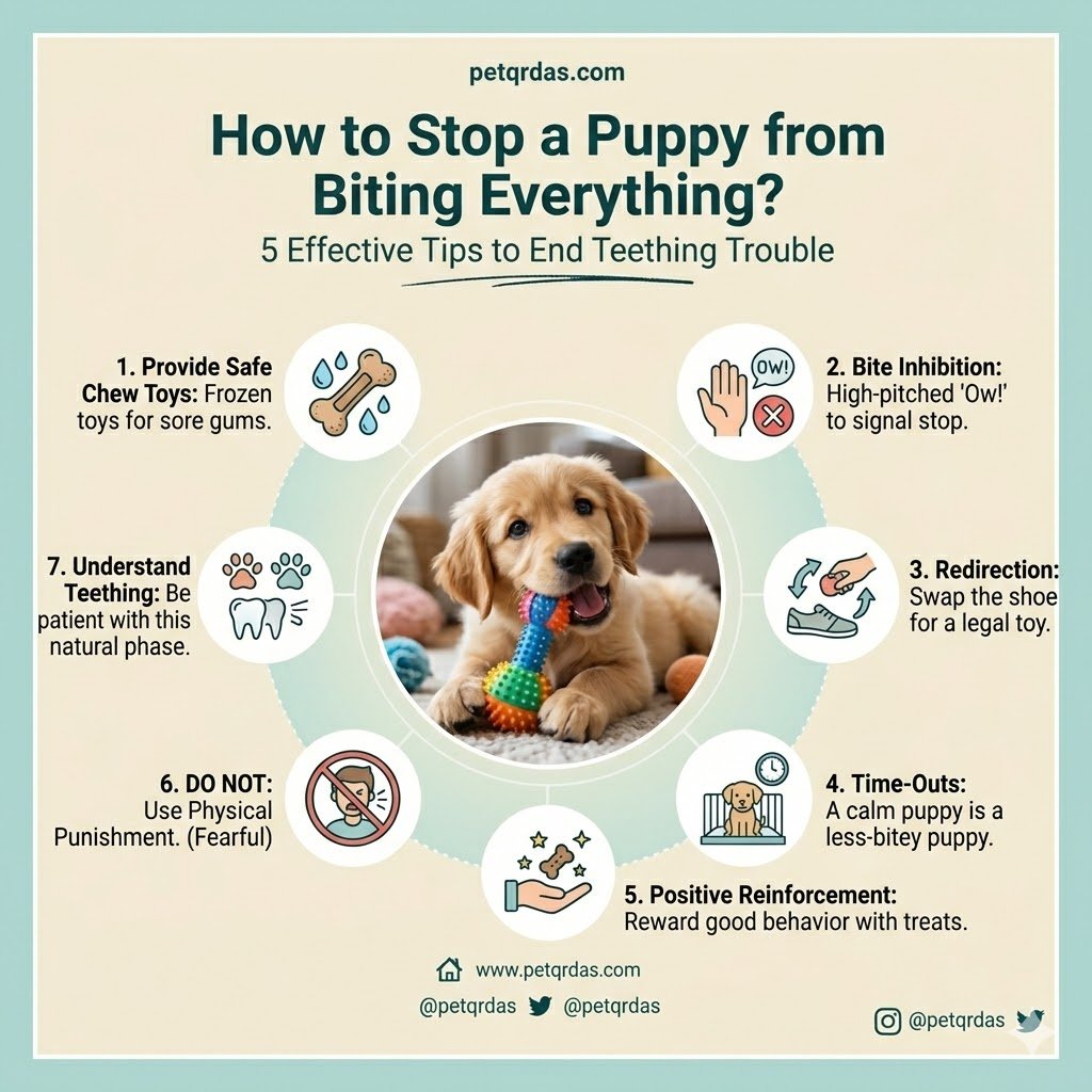 How to Stop a Puppy from Biting Everything: 5 Effective Tips